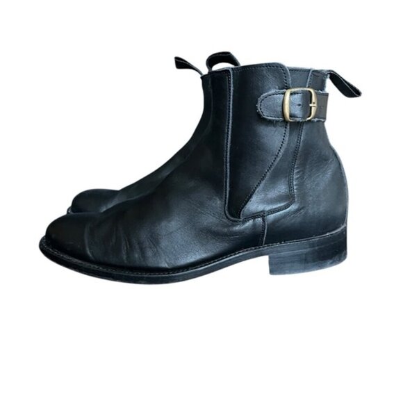 El Estribo Ankle Boots EU 40 US 9.5 Black Leather - Picture 4 of 14